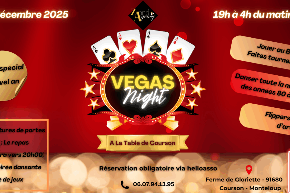 Vegas night à Courson