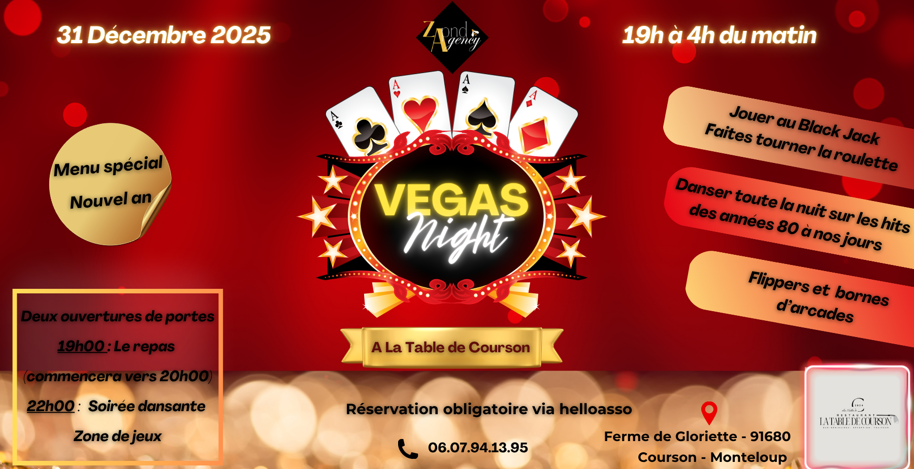 Vegas night à Courson