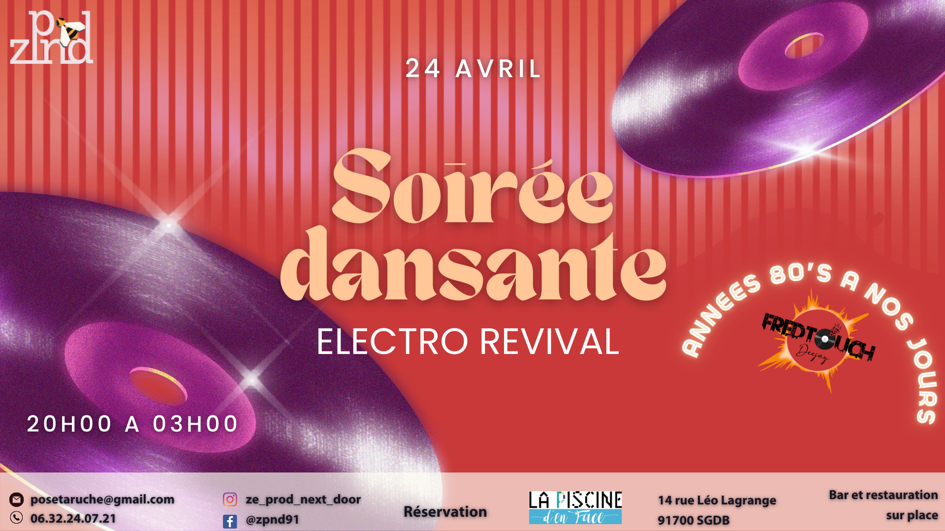 Soirée dansante electro revival