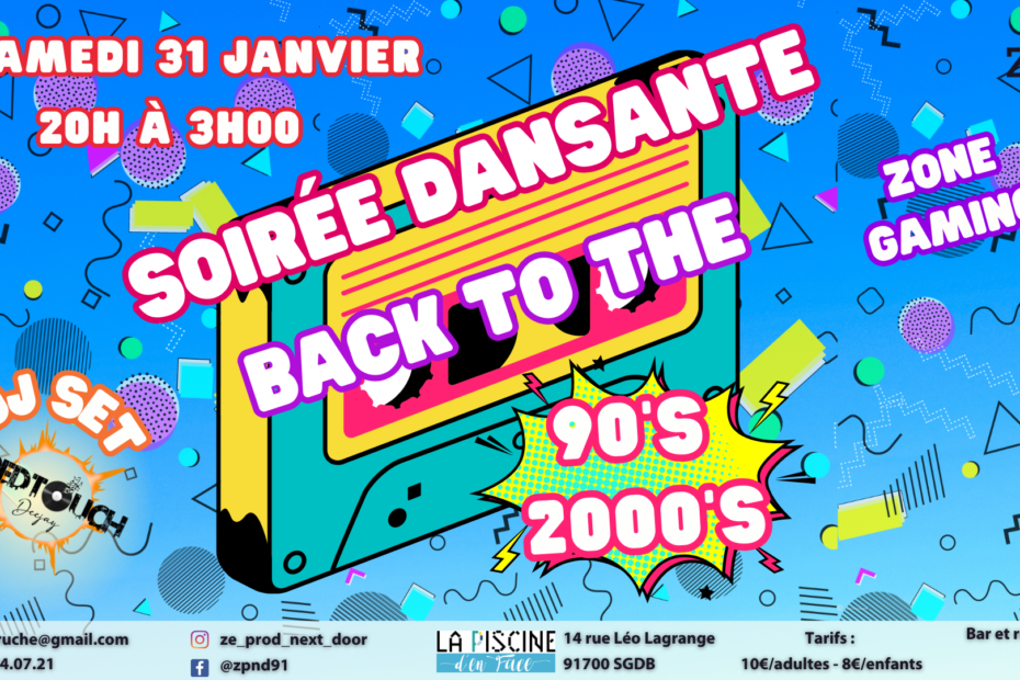 Soirée dansante année 90/2000