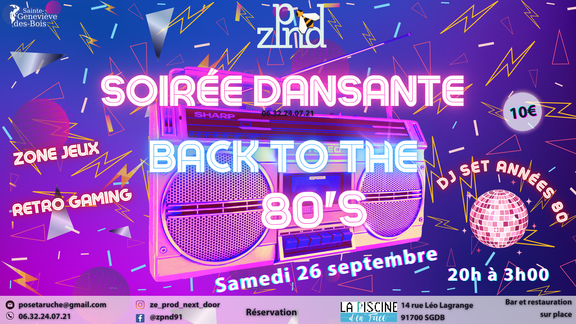 soirée années 80